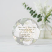 Beautiful Rose Blume Interaktion Party Einladung (Stehend Vorderseite)