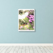 Beautiful Rose Garden Leinwanddruck (Insitu (Holzboden))