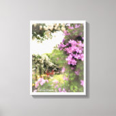 Beautiful Rose Garden Leinwanddruck (Vorderseite)