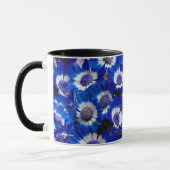Beautiful Royal Blue Cineraria Blume Tasse (Links)