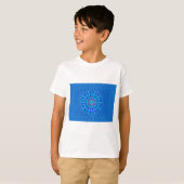 Beautiful Royal Blue Mandala Kunst, Dichtung und M T-Shirt (Vorne ganz)