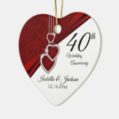 Beautiful Rudy Anniversary 💕 Keepake Keramik Ornament (Links)