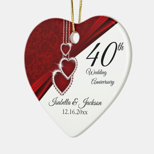 Beautiful Rudy Anniversary 💕 Keepake Keramik Ornament (Links)