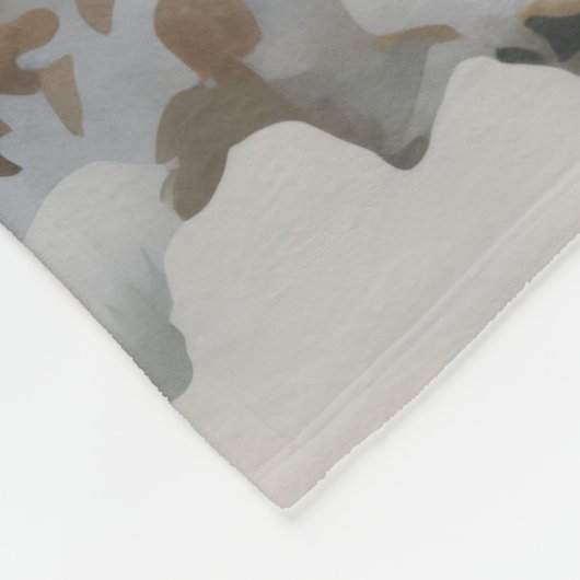 Beautiful Sable Husky Fleecedecke (Ecke)