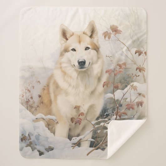 Beautiful Sable Husky Sherpadecke (Vorderseite)