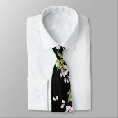 Beautiful Sakura Vintag Japanisch Floral Krawatte (Gebunden)