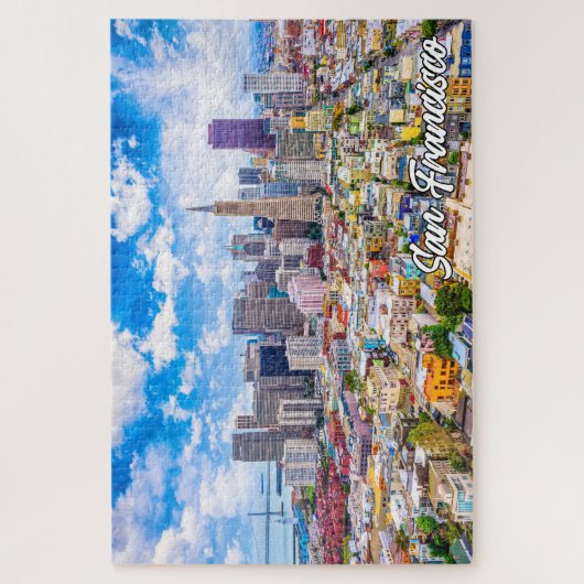 Beautiful San Francisco, Kalifornien, USA Puzzle (Vertikal)