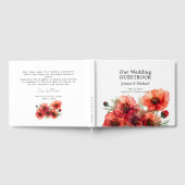 Beautiful Scarlet Petal Serenade Gästebuch (Voll)