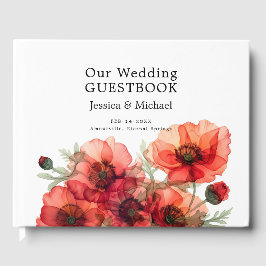 Beautiful Scarlet Petal Serenade Gästebuch