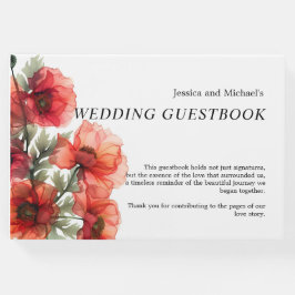 Beautiful Scarlet Petal Serenade Gästebuch