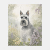 Beautiful Schnauzer Fleecedecke (Vorderseite)