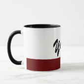 Beautiful Schwarz-weiß Red Yours Tasse (Links)