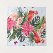 Beautiful seamless floral summer pattern backgroun wandteppich (Vorderseite (Horizontal))
