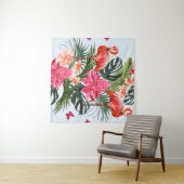 Beautiful seamless floral summer pattern backgroun wandteppich (Beispiel (Horizontal))