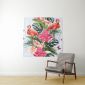 Beautiful seamless floral summer pattern backgroun wandteppich (Beispiel)