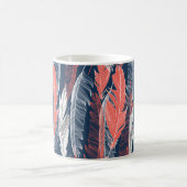 Beautiful seamless graphic pattern of feathers kaffeetasse (Mittel)
