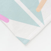 Beautiful seamless tropical pattern with pink flam fleecedecke (Ecke)
