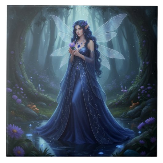 Beautiful September Sapphire Fairy Fliese (Vorderseite)