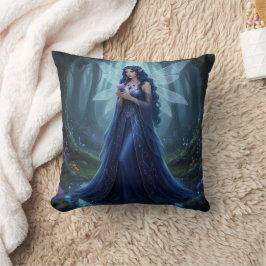 Beautiful September Sapphire Fairy Kissen