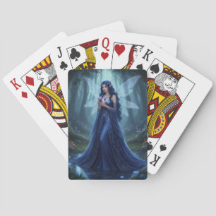 Beautiful September Sapphire Fairy Spielkarten