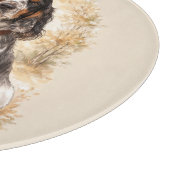 Beautiful Setter with Pheasants , Art Schneidebrett (Ecke)