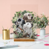 Beautiful Setters Acrylschild (Hochzeit)