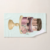 Beautiful Shiny Glam Party Cake Badhandtuch Set (Handtuch)