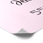 Beautiful Shiny Glam Party Cake Business Poster (Ecke)