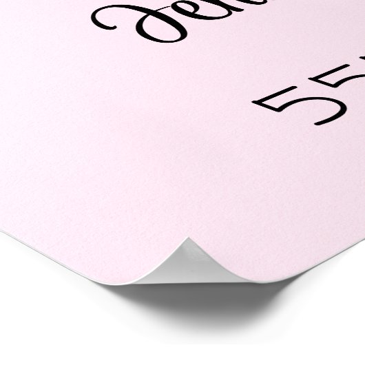 Beautiful Shiny Glam Party Cake Business Poster (Ecke)