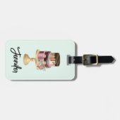 Beautiful Shiny Glam Party Cake Gepäckanhänger (Vorderseite horizontal)