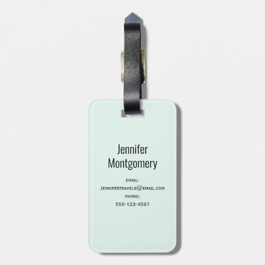 Beautiful Shiny Glam Party Cake Gepäckanhänger (Rückseite vertikal)