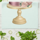 Beautiful Shiny Glam Party Cake Geschirrtuch (Gefaltet)