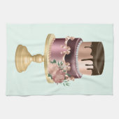 Beautiful Shiny Glam Party Cake Geschirrtuch (Horizontal)