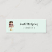 Beautiful Shiny Glam Party Cake Mini Visitenkarte (Vorderseite)