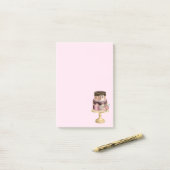 Beautiful Shiny Glam Party Cake Post-it Klebezettel (Auf Schreibtisch)