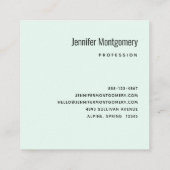 Beautiful Shiny Glam Party Cake Quadratische Visitenkarte (Rückseite)