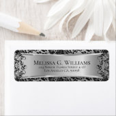 Beautiful Silver And Black Damasks & Lace (Insitu)