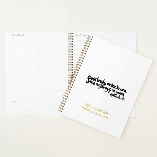 Beautiful Simple Personalisiert Christlich Planner Planer (Anzeige)