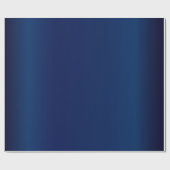 Beautiful Simple Sheen Navy Blue Satin Geschenkpapier (Flach)