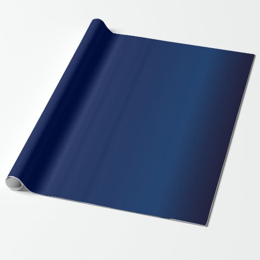 Beautiful Simple Sheen Navy Blue Satin Geschenkpapier (Ungerollt)