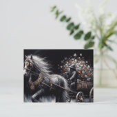 Beautiful Sinti und Roma Vanner Pulling Ein Kunst- Postkarte (Stehend Vorderseite)