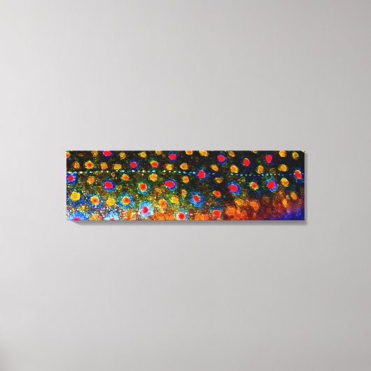 "Beautiful Skin, Brook Trout" von James Lady Leinwanddruck (Vorderseite)