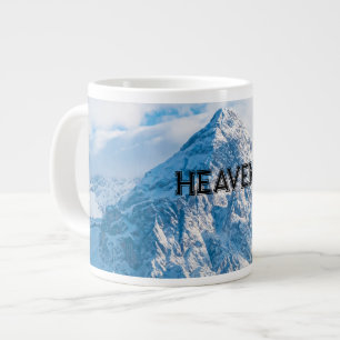 Beautiful Sky Blue Color Image Text Spezielle Tass Jumbo-Tasse