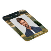 Beautiful Sky Sun Scripture Memorial Keepsake Magnet (Rechte Seite)