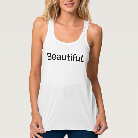 Beautiful Slim Fit Yoga Tank Top (Vorderseite)