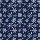 beautiful snow crystal pattern geschenkpapier