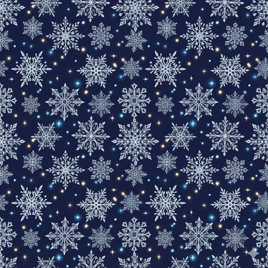 beautiful snow crystal pattern geschenkpapier