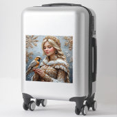 Beautiful Snow Maiden Aufkleber (Koffer)