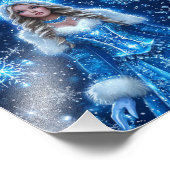 Beautiful Snow Maiden Fotodruck (Ecke)