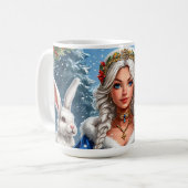 Beautiful Snow Maiden Kaffeetasse (Vorderseite Links)